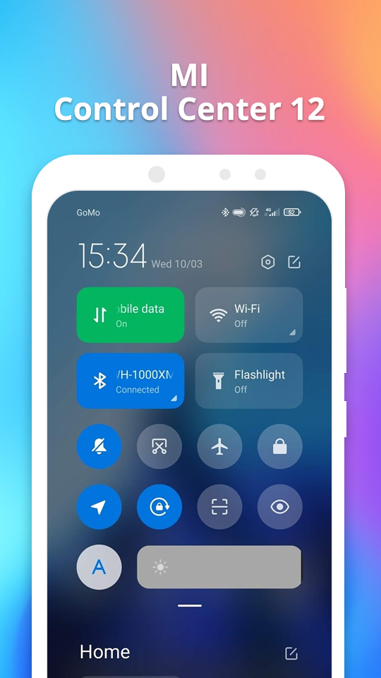 اسکرین شات 5 برنامه Mi Controller: Control Center & Mi Noti Center
