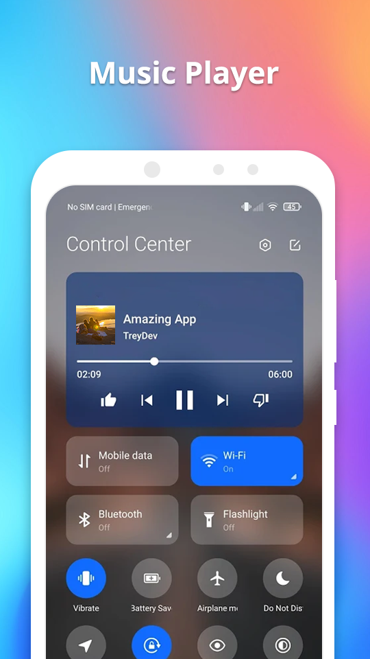 اسکرین شات 4 برنامه Mi Controller: Control Center & Mi Noti Center