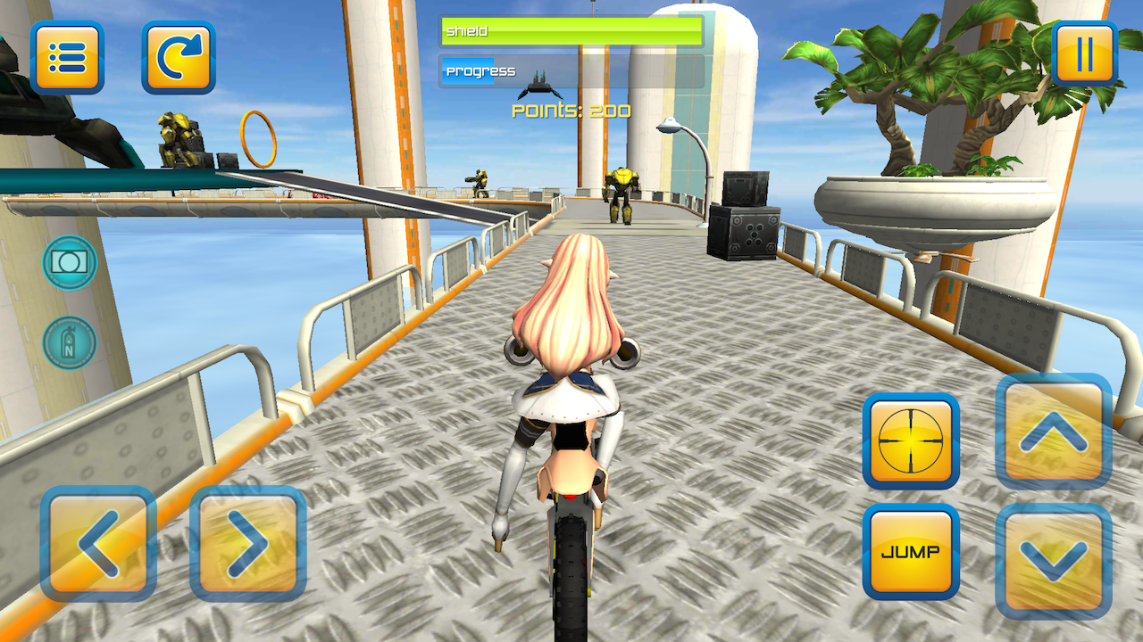 اسکرین شات 5 بازی Motorbike Girls Jump Mission