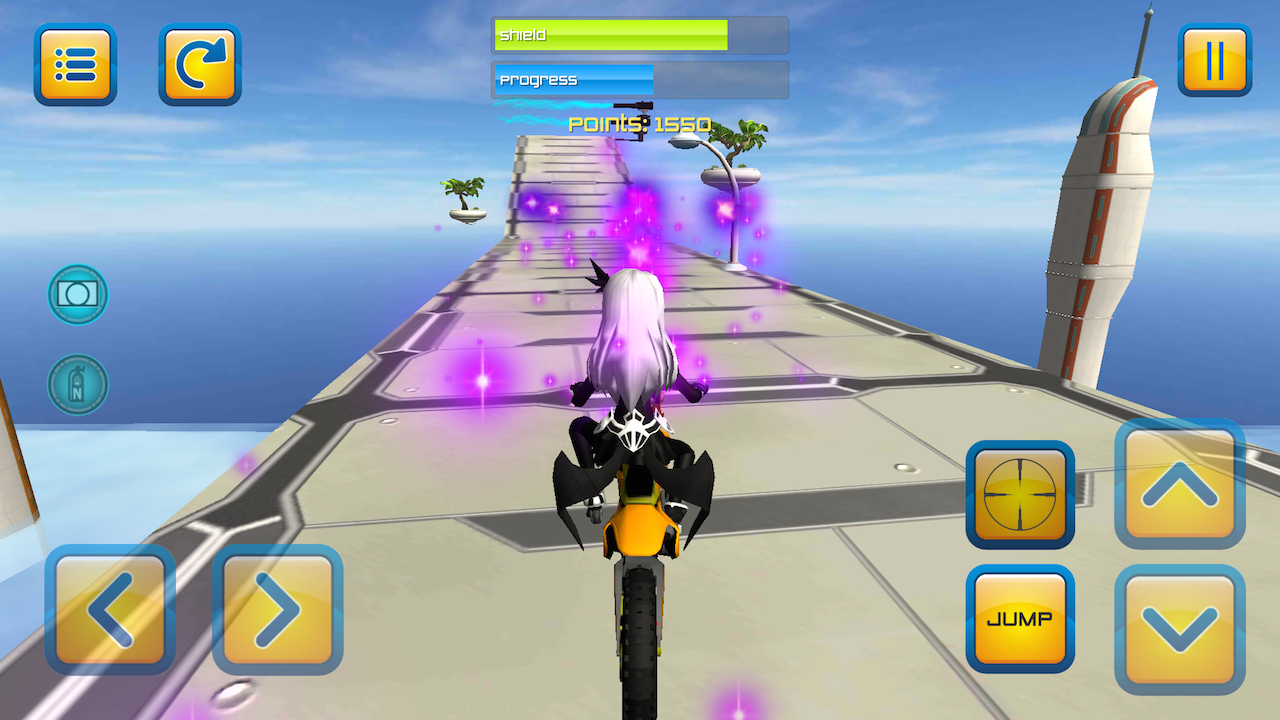 اسکرین شات 4 بازی Motorbike Girls Jump Mission