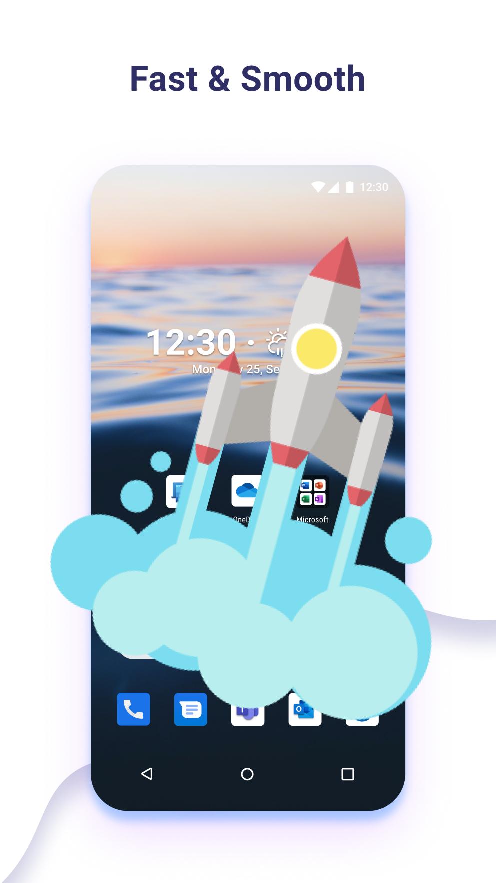 اسکرین شات 1 برنامه Microsoft Launcher