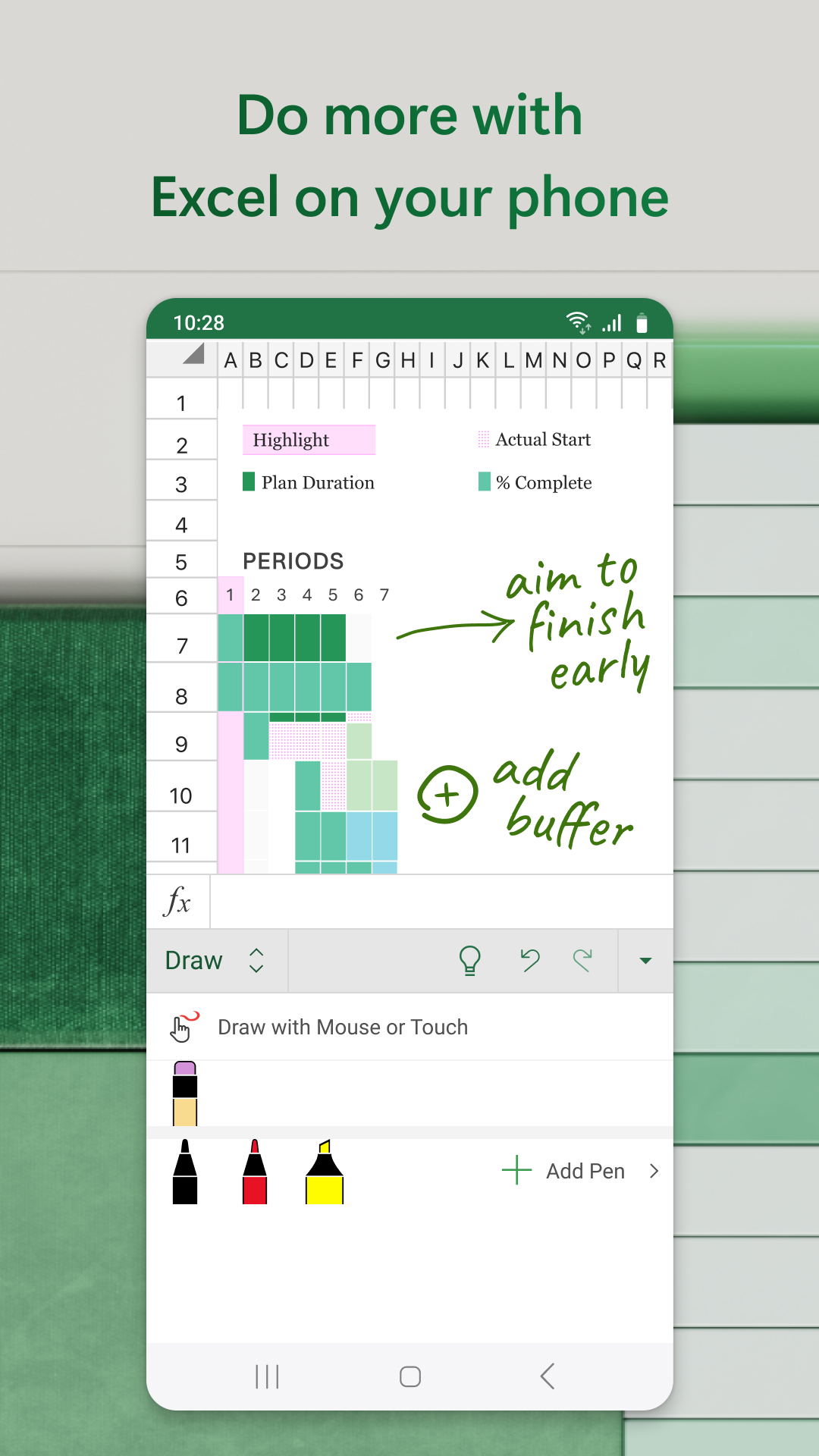 اسکرین شات 5 برنامه Microsoft Excel: Spreadsheets