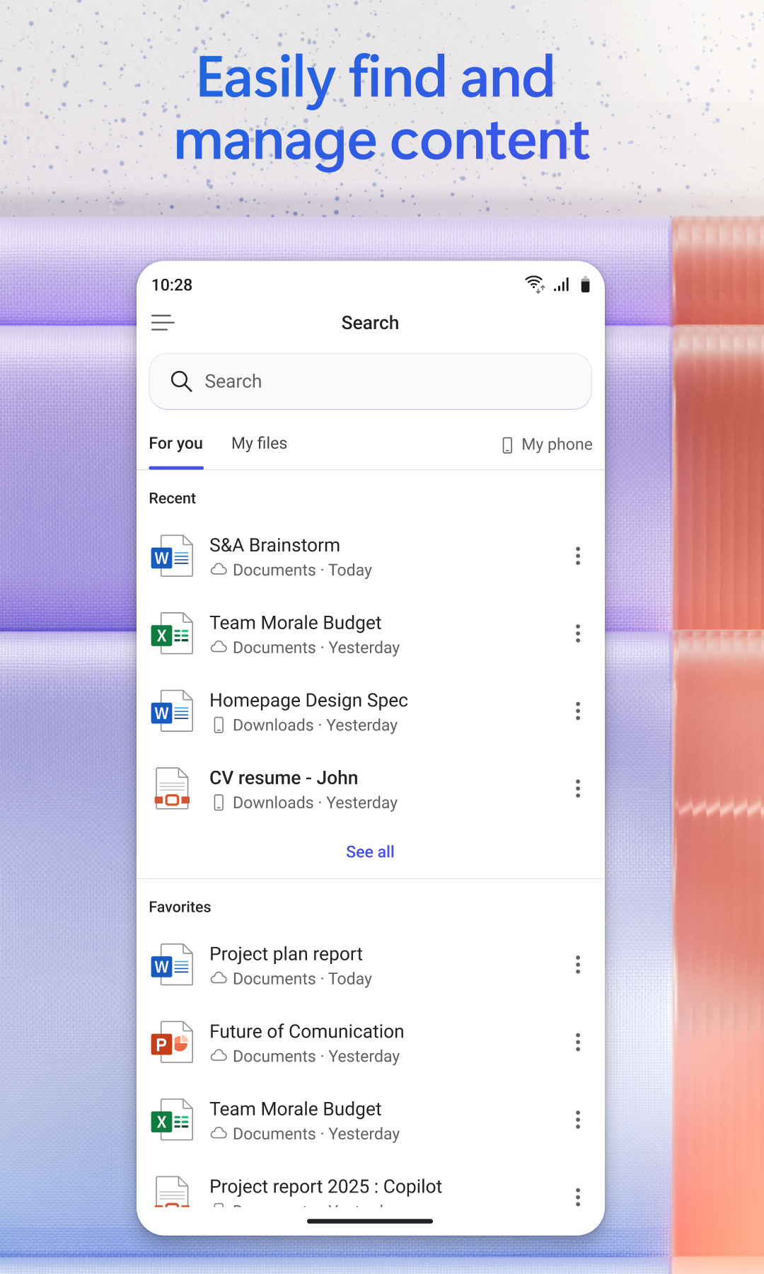 اسکرین شات 5 برنامه آفیس ( Microsoft Office: Word, Excel, PowerPoint & More)