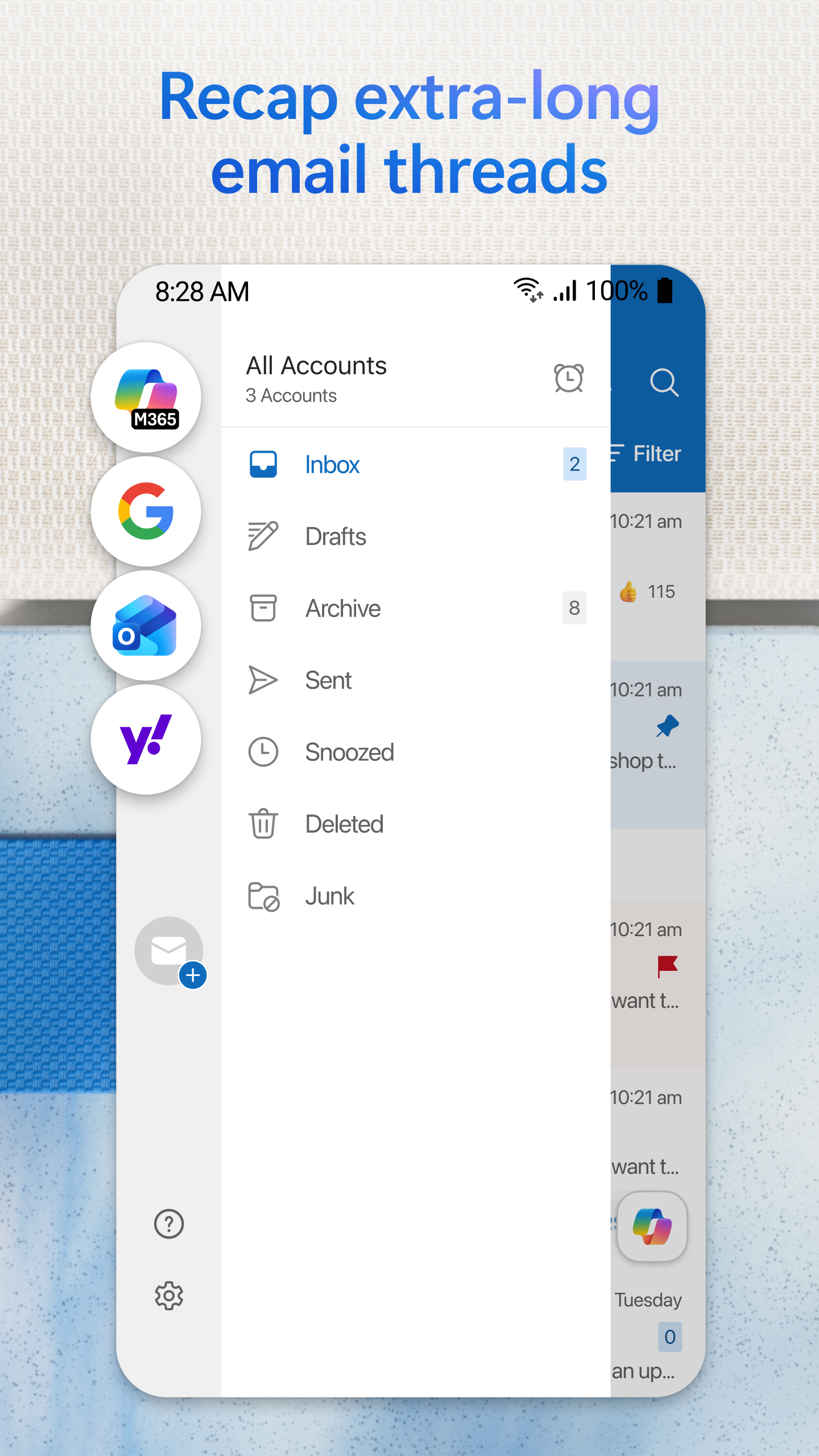 اسکرین شات 2 برنامه Microsoft Outlook