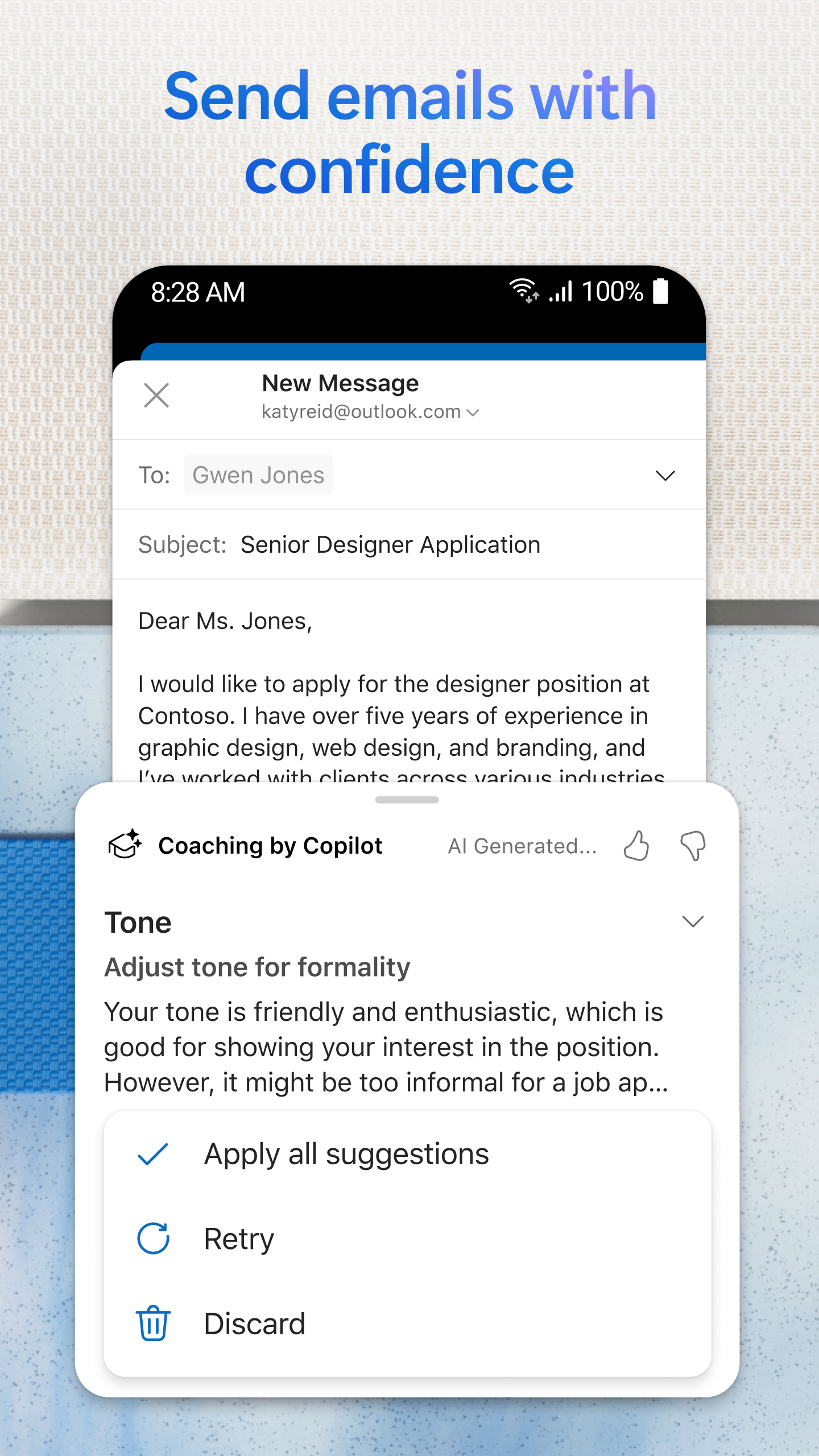 اسکرین شات 5 برنامه Microsoft Outlook
