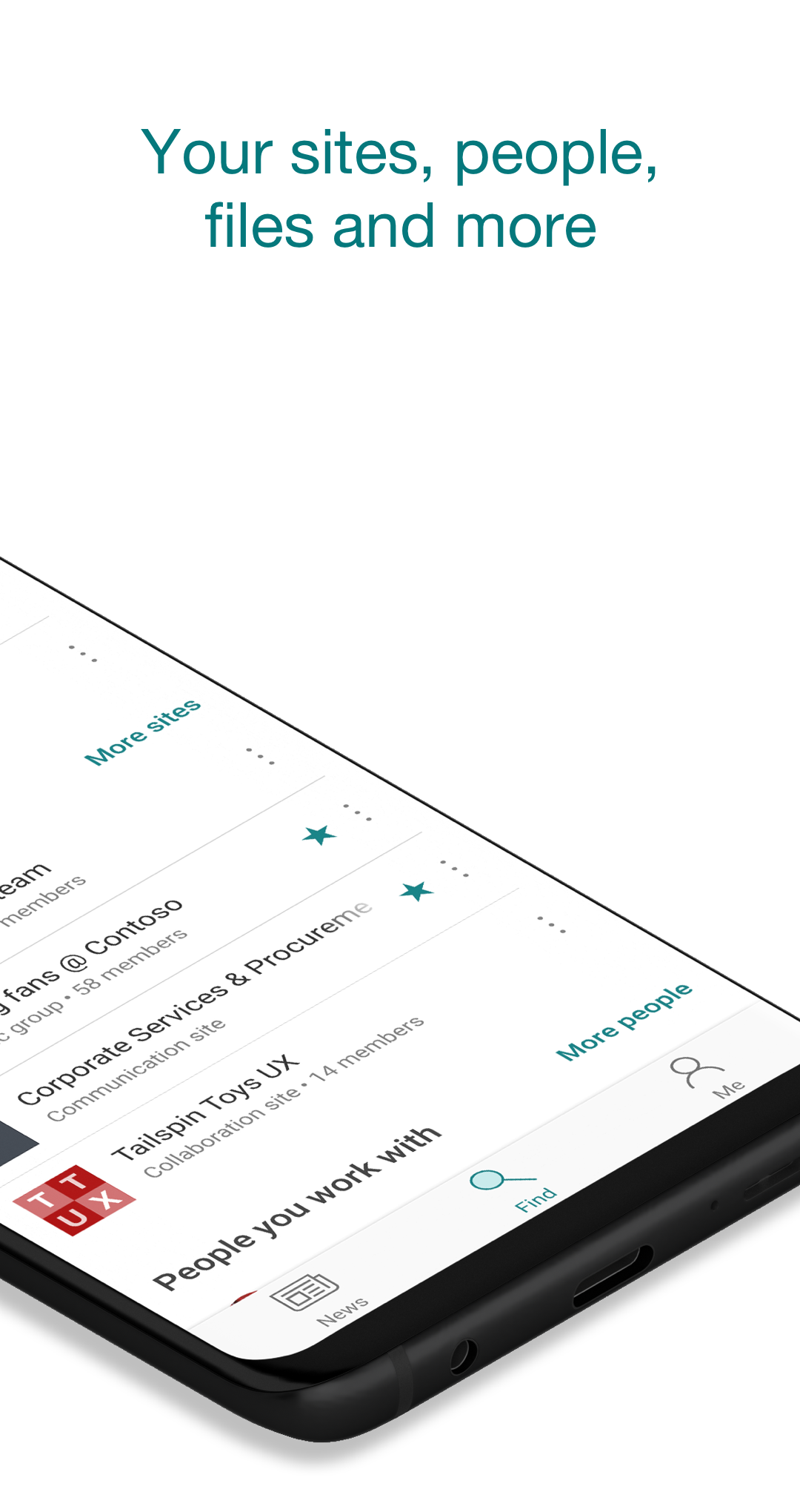 اسکرین شات 2 برنامه Microsoft SharePoint