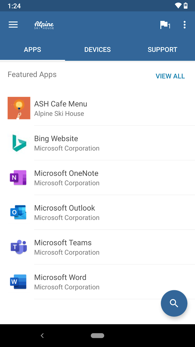 اسکرین شات 2 برنامه Intune Company Portal