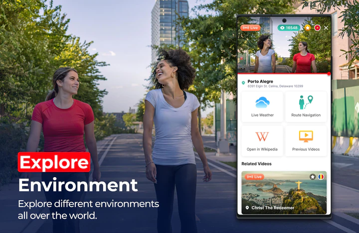 اسکرین شات 4 برنامه Earth Camera: Satellite View