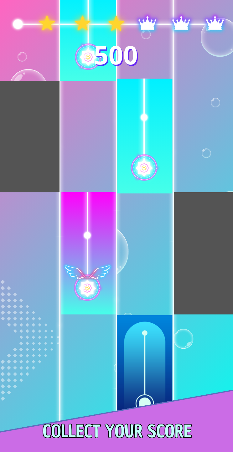 اسکرین شات 4 بازی Kuromi and My Melody Piano