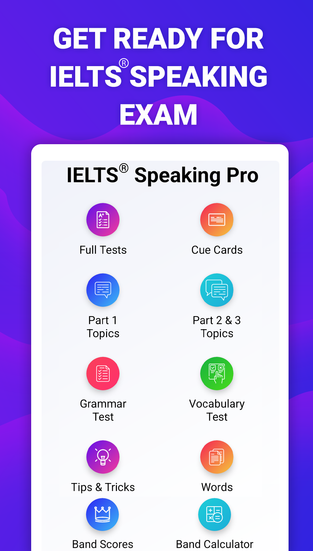 اسکرین شات 2 برنامه IELTS® Speaking Pro