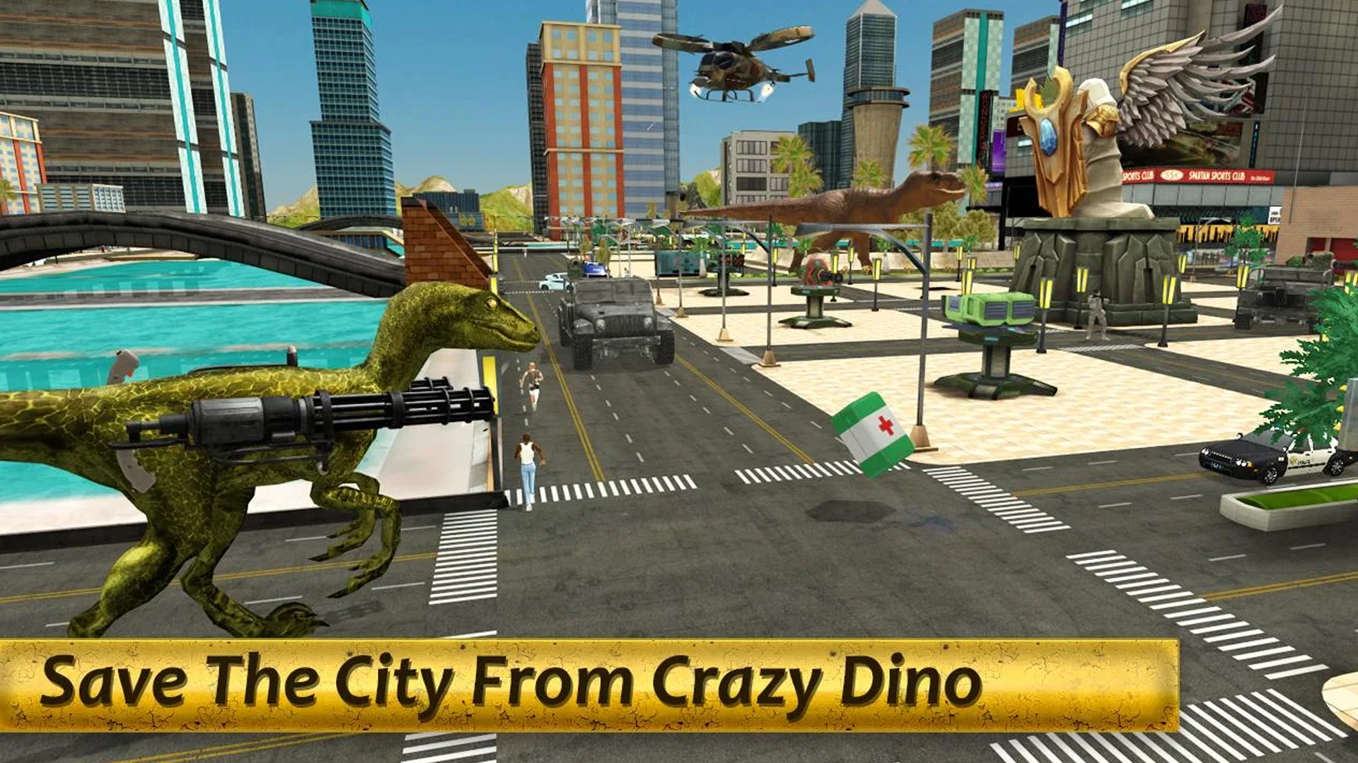 اسکرین شات 2 بازی Dinosaur War - BattleGrounds