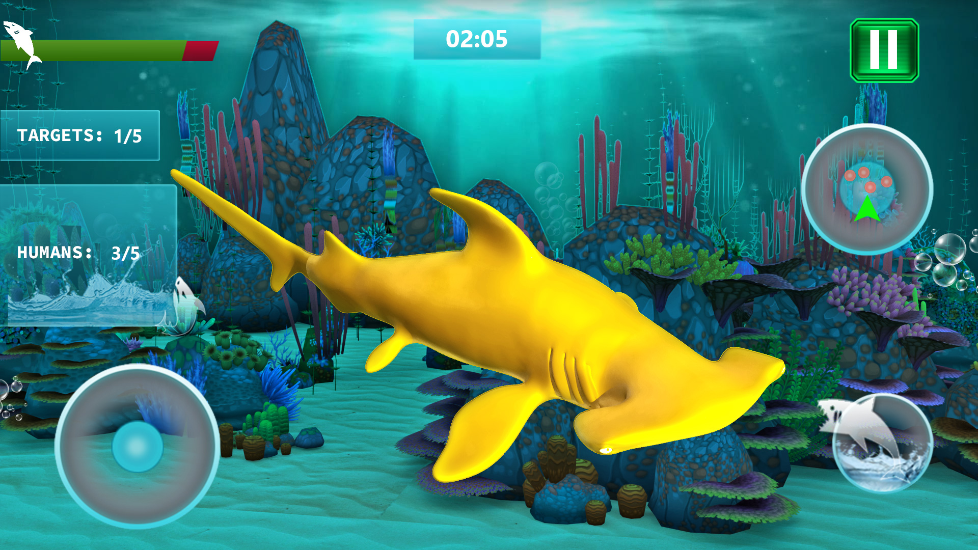 اسکرین شات 6 بازی Shark Attack Sim: Hunting Game