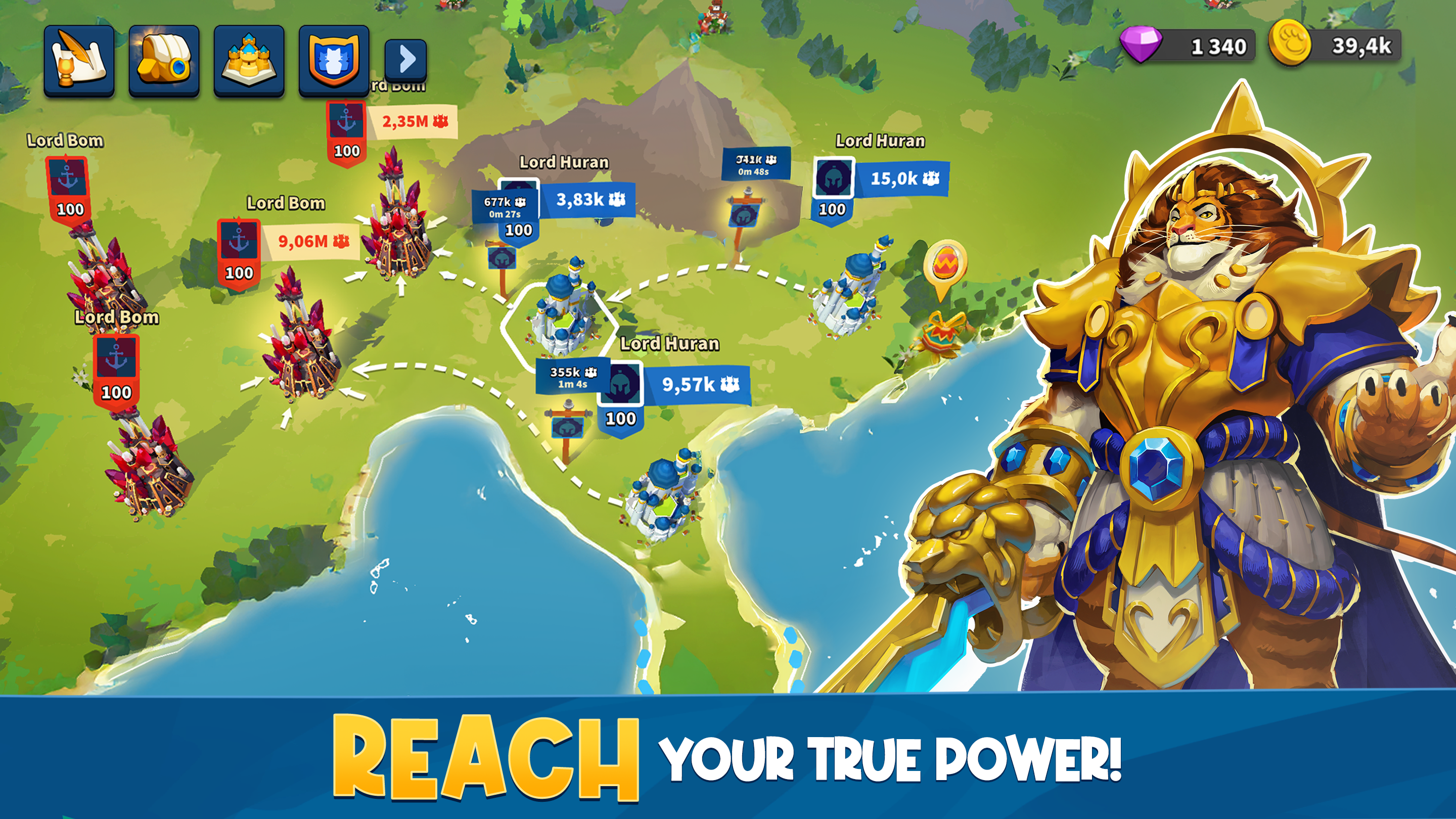 اسکرین شات 4 بازی Million Lords: World Conquest