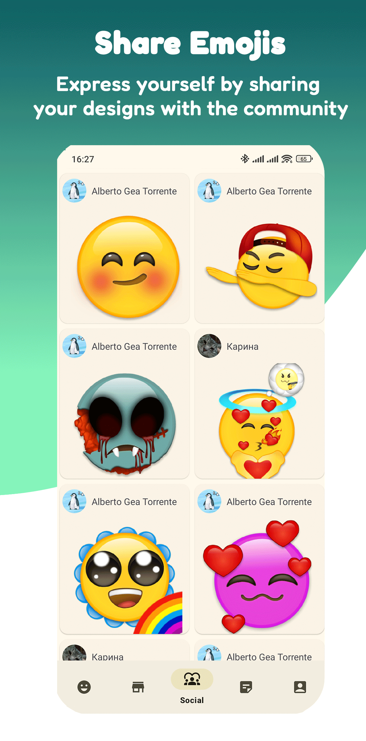 اسکرین شات 5 برنامه Emoji Maker: Emojis & Stickers