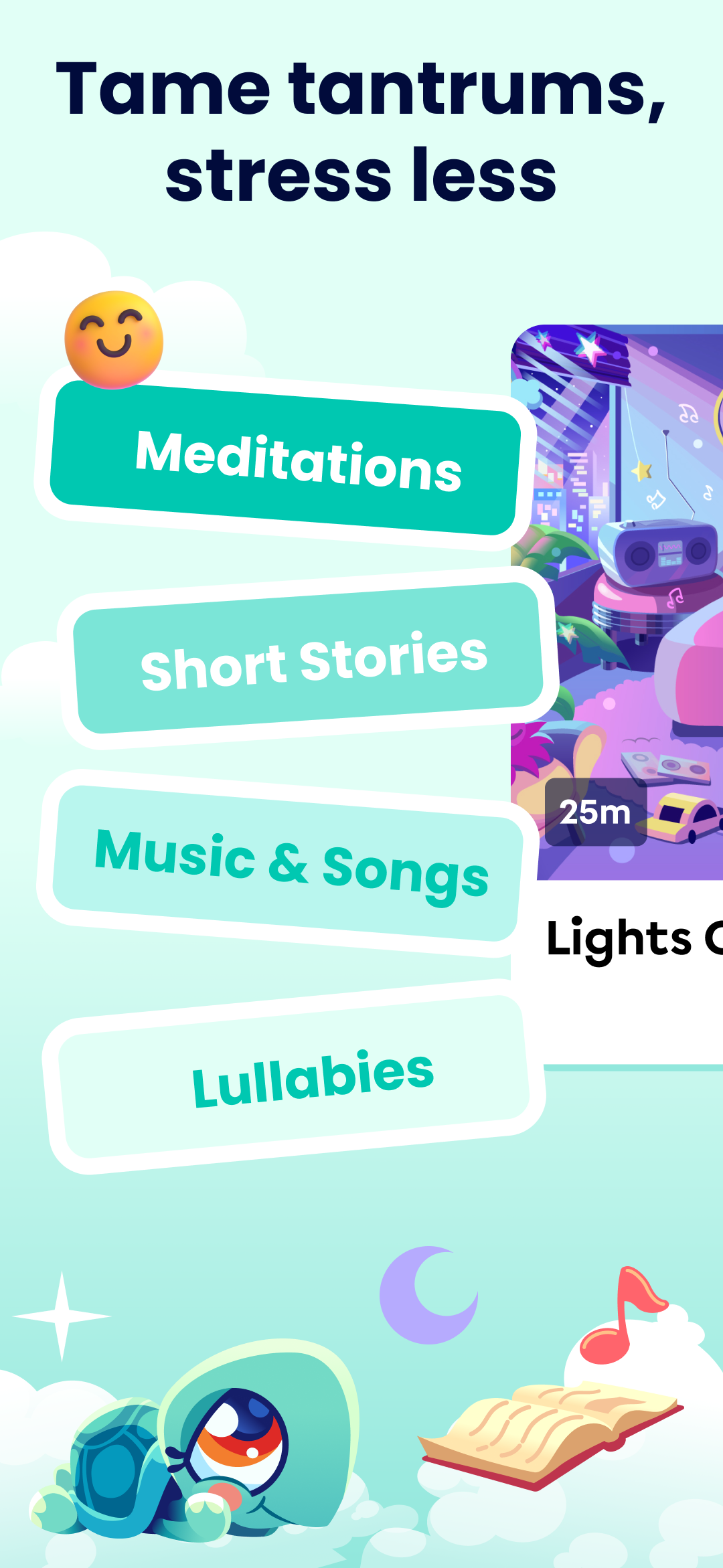 اسکرین شات 3 برنامه Moshi Kids: Sleep, Relax, Play