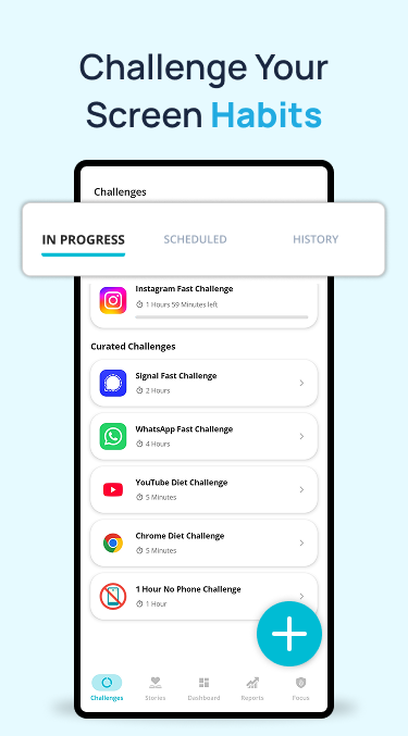 اسکرین شات 6 برنامه YourHour : Screen Time Control