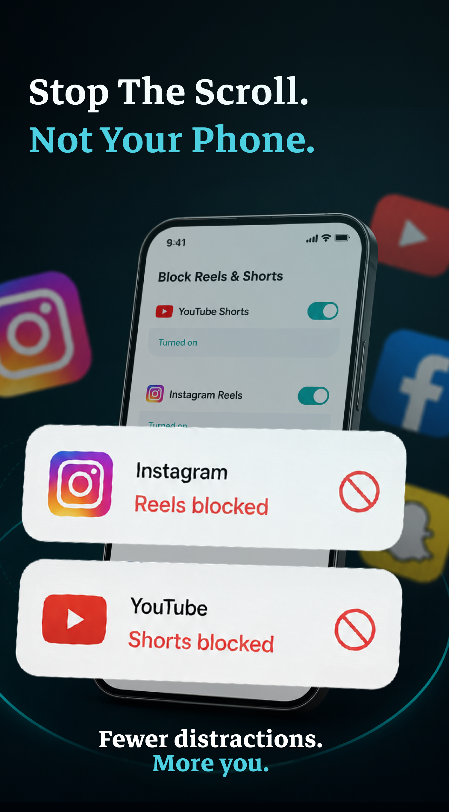 اسکرین شات 4 برنامه YourHour : Screen Time Control