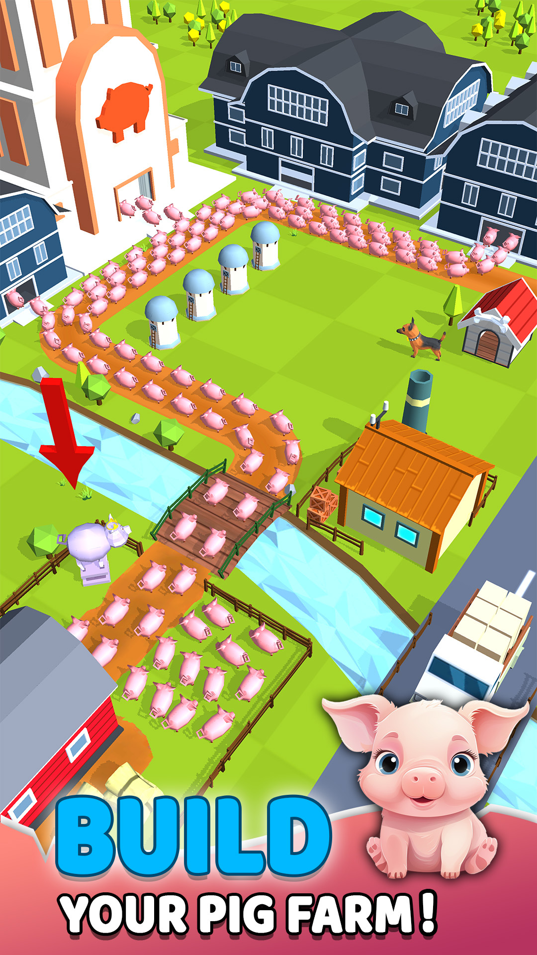 اسکرین شات 1 بازی Tiny Pig Tycoon: Piggy Games