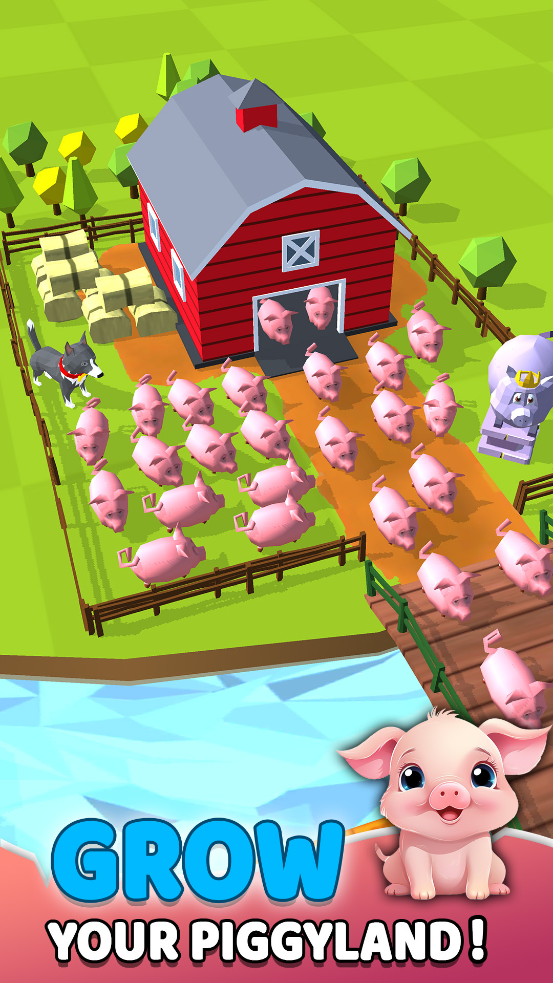 اسکرین شات 3 بازی Tiny Pig Tycoon: Piggy Games