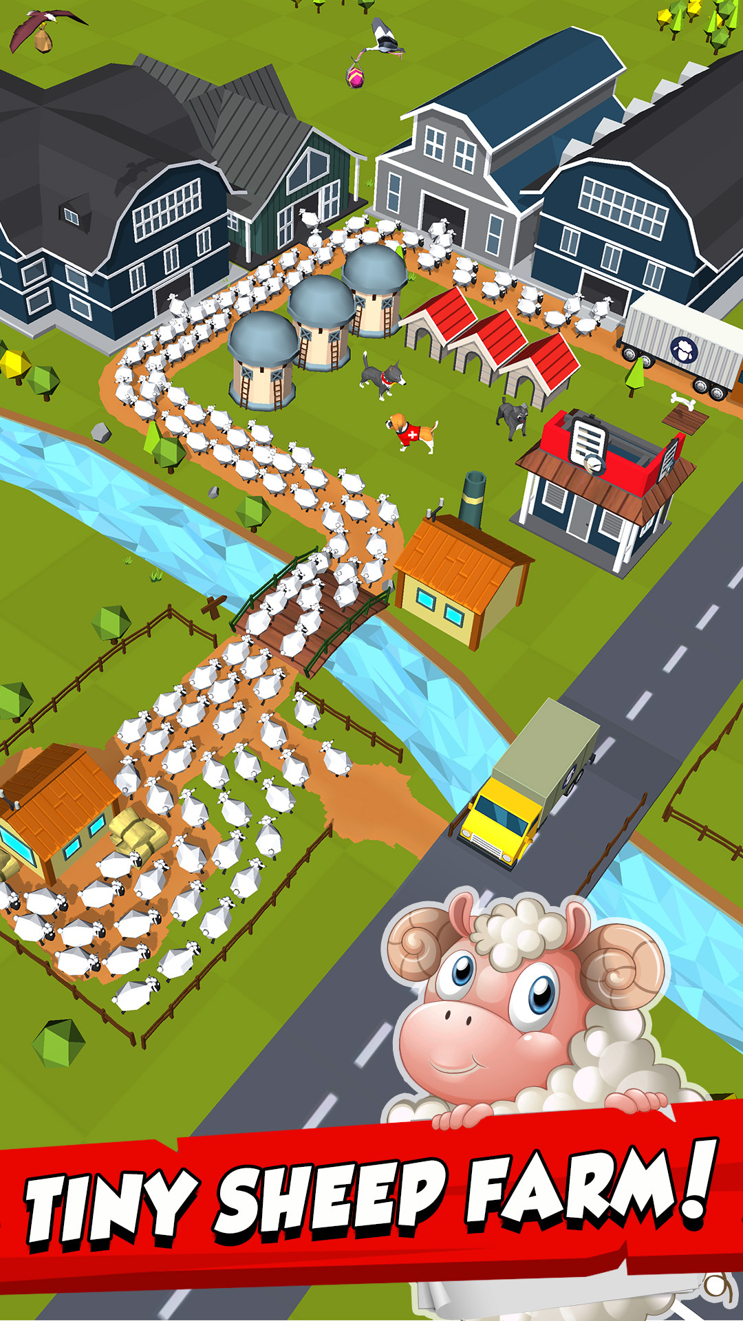 اسکرین شات 3 بازی Tiny Sheep Tycoon - Idle Wool