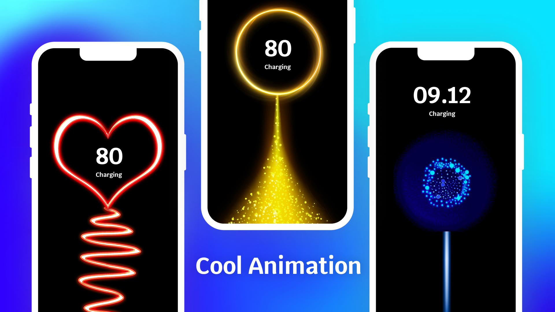 اسکرین شات 3 برنامه Battery Charging Animation App
