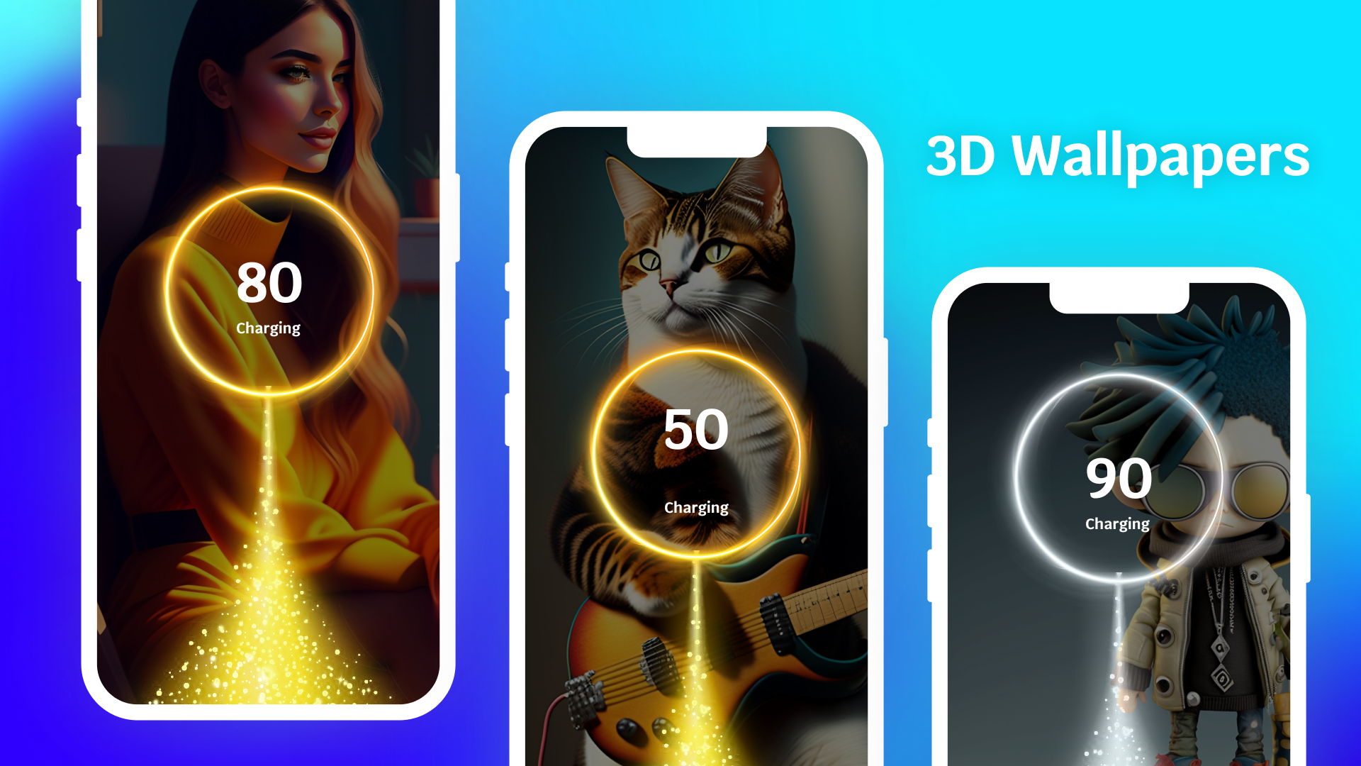 اسکرین شات 2 برنامه Battery Charging Animation App