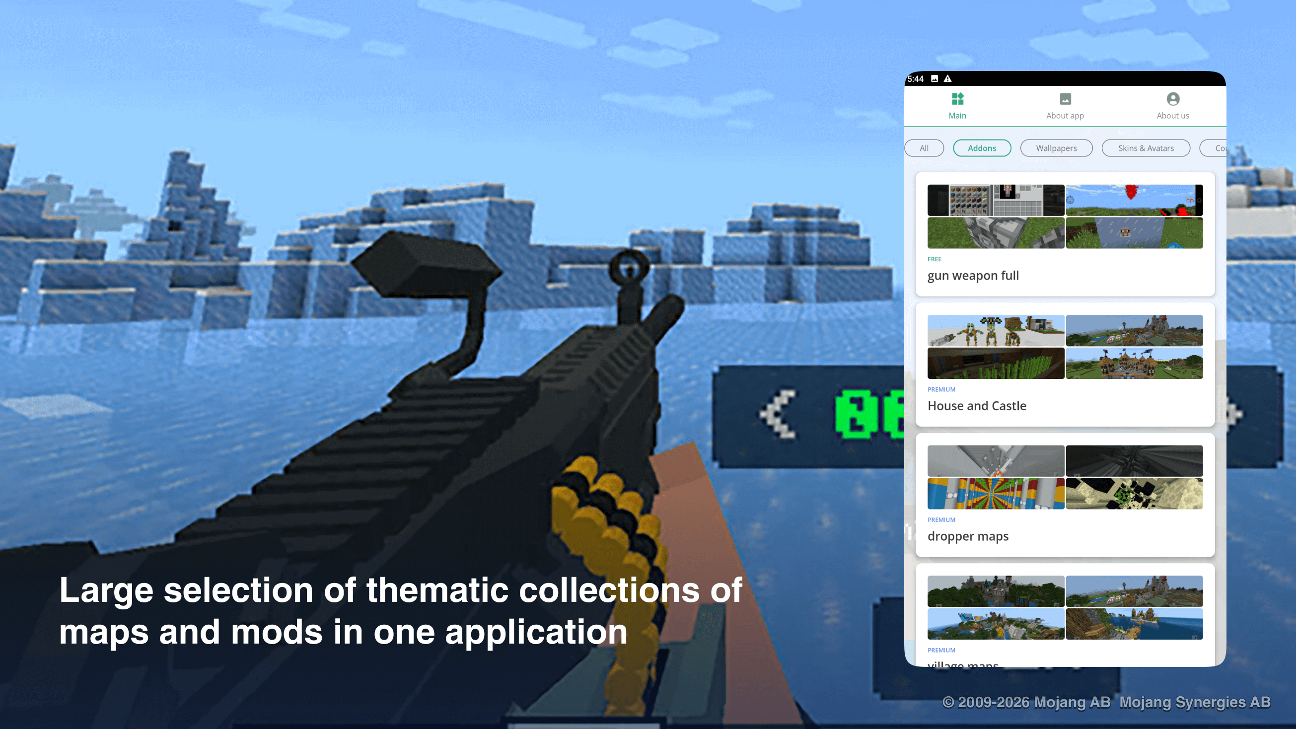 اسکرین شات 2 برنامه Guns mods for minecraft