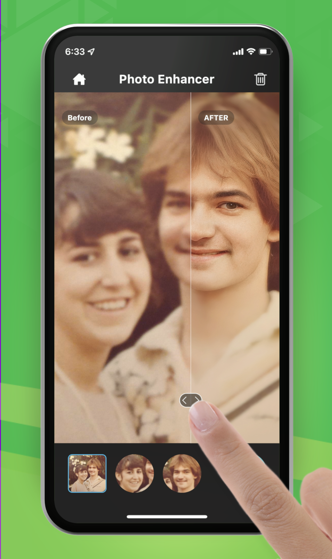 اسکرین شات 6 برنامه MintAI - Photo Enhancer