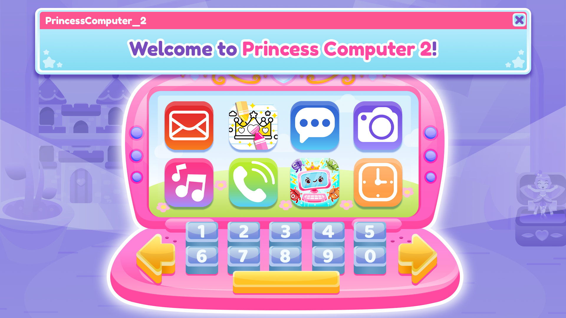 اسکرین شات 1 بازی Princess Computer 2 Girl Games