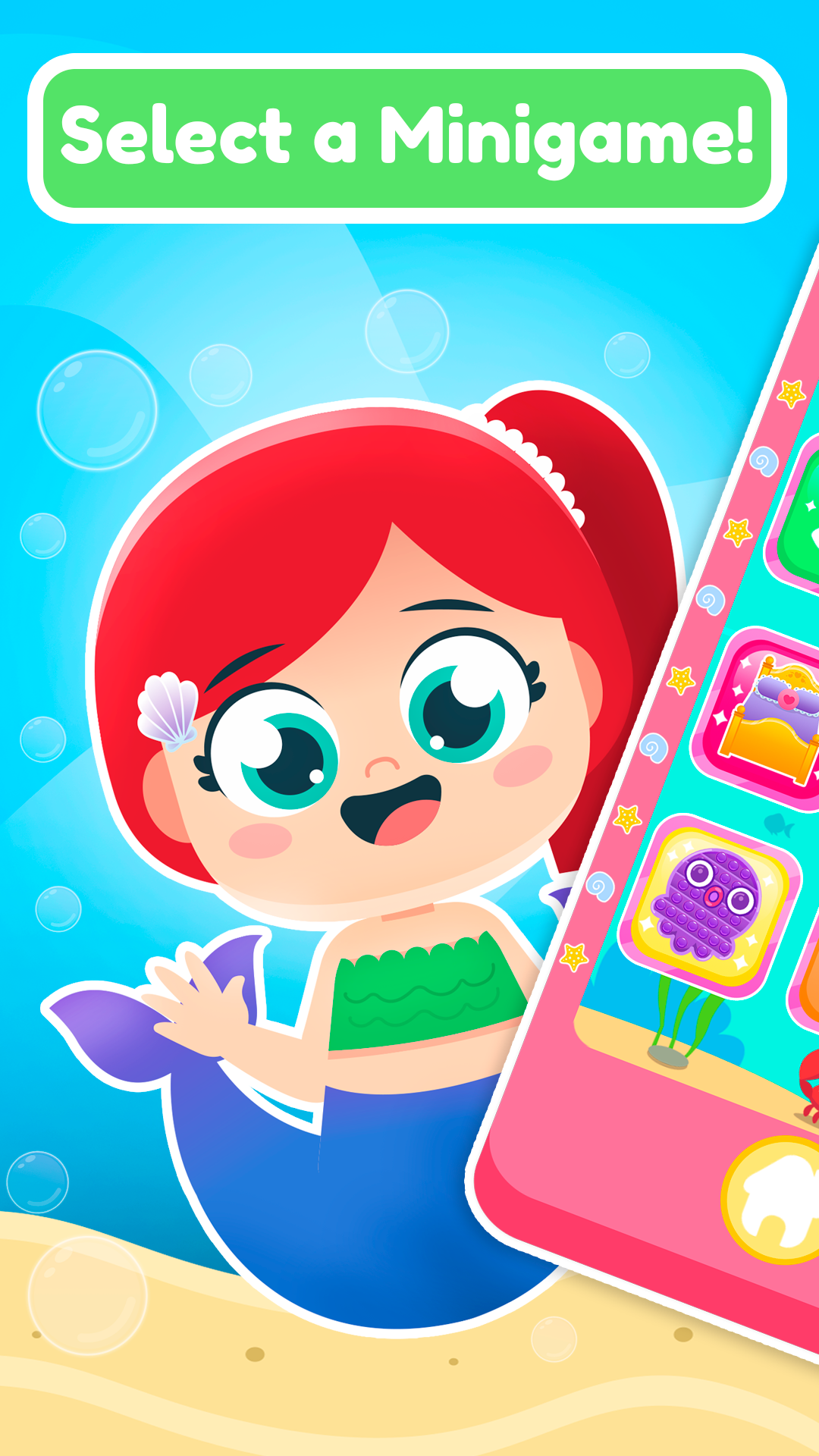 اسکرین شات 1 بازی Princess Mermaid Phone