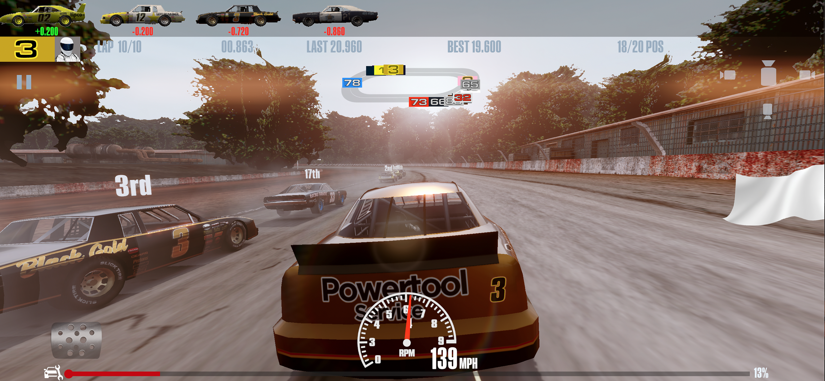 اسکرین شات 3 بازی Stock Car Racing