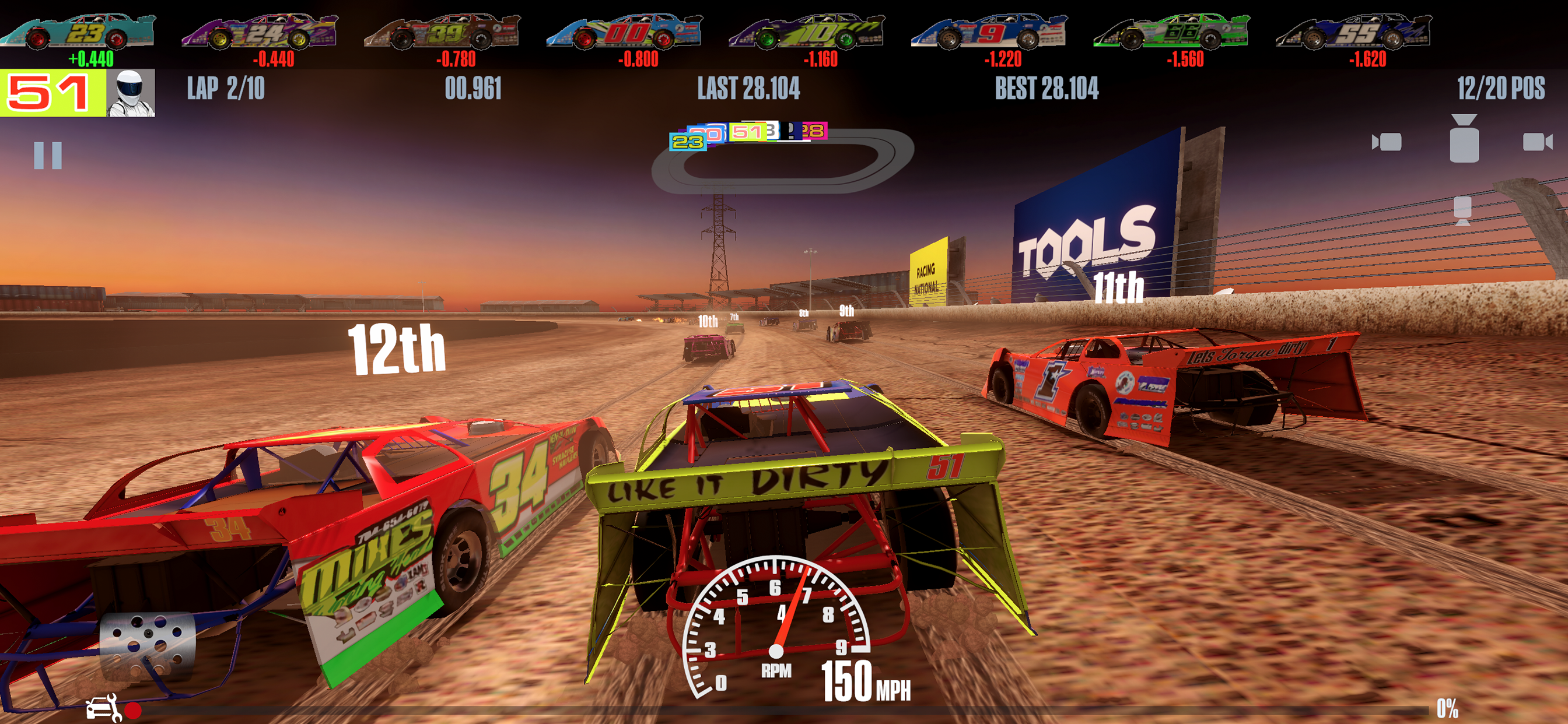 اسکرین شات 5 بازی Stock Car Racing