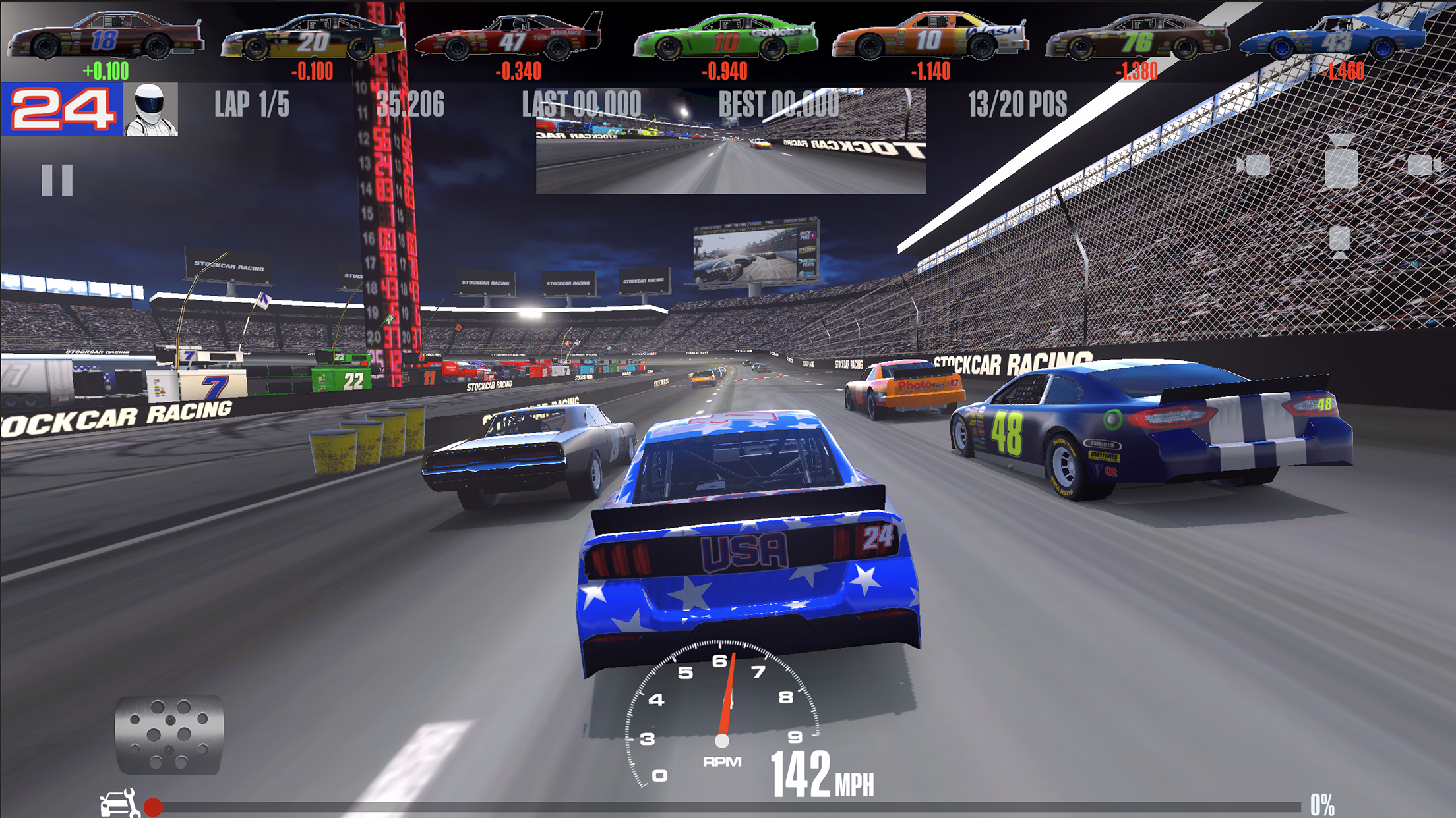 اسکرین شات 7 بازی Stock Car Racing
