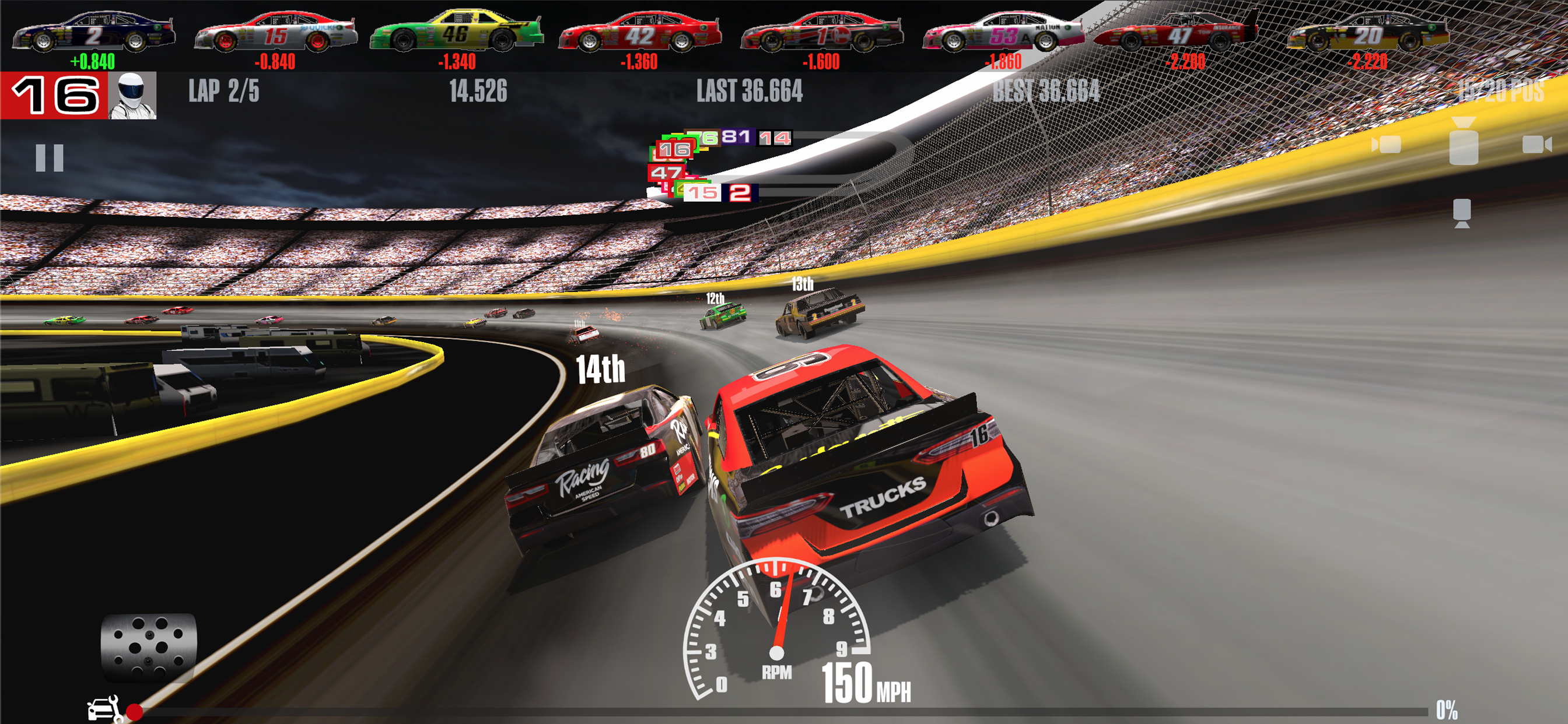 اسکرین شات 1 بازی Stock Car Racing