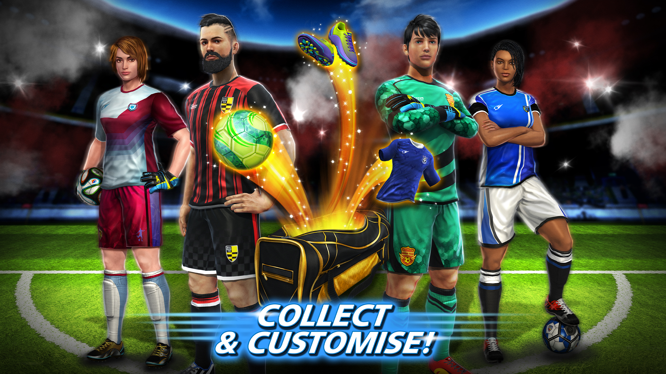 اسکرین شات 4 بازی Football Strike: Online Soccer