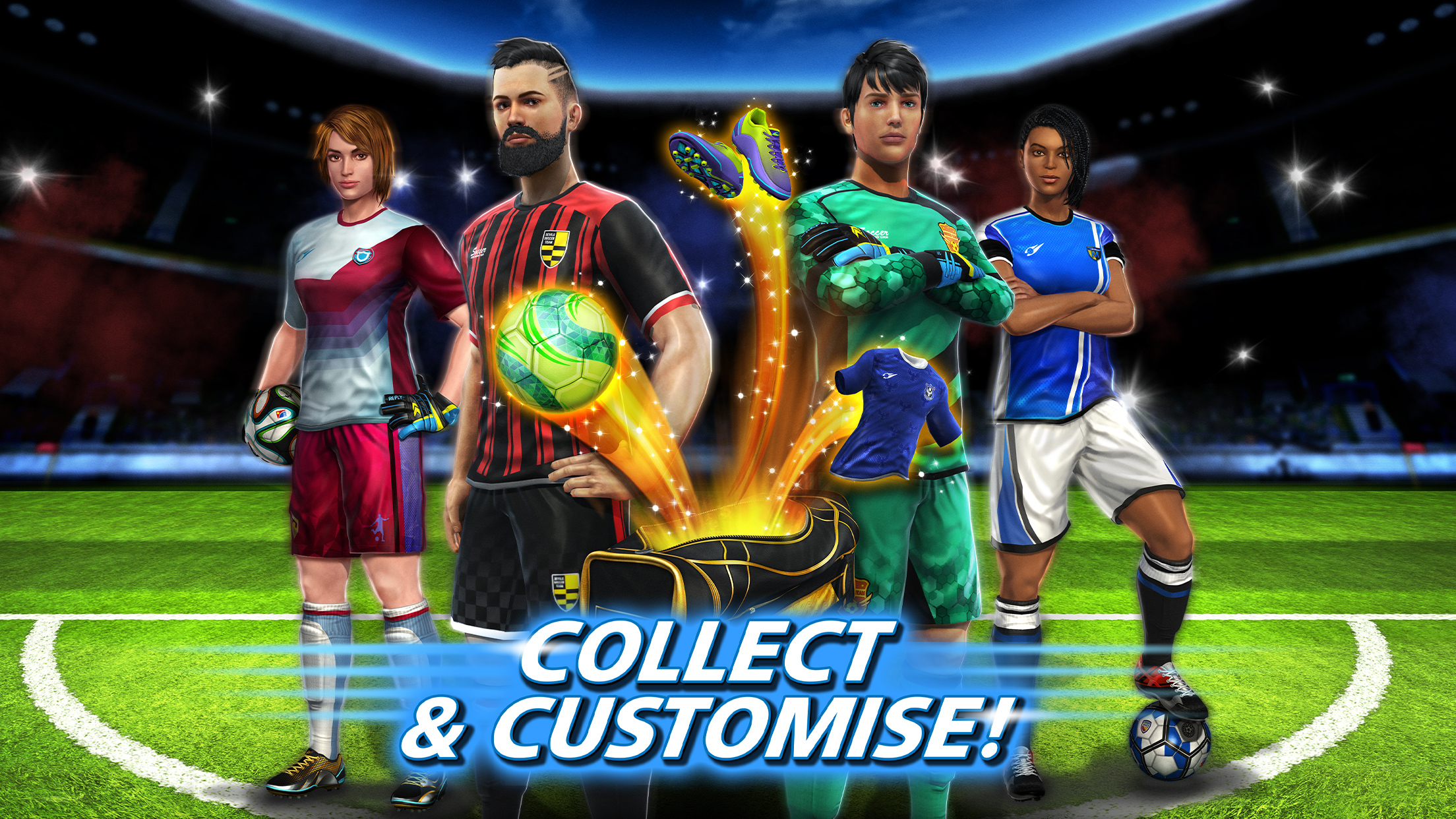 اسکرین شات 4 بازی Football Strike: Online Soccer