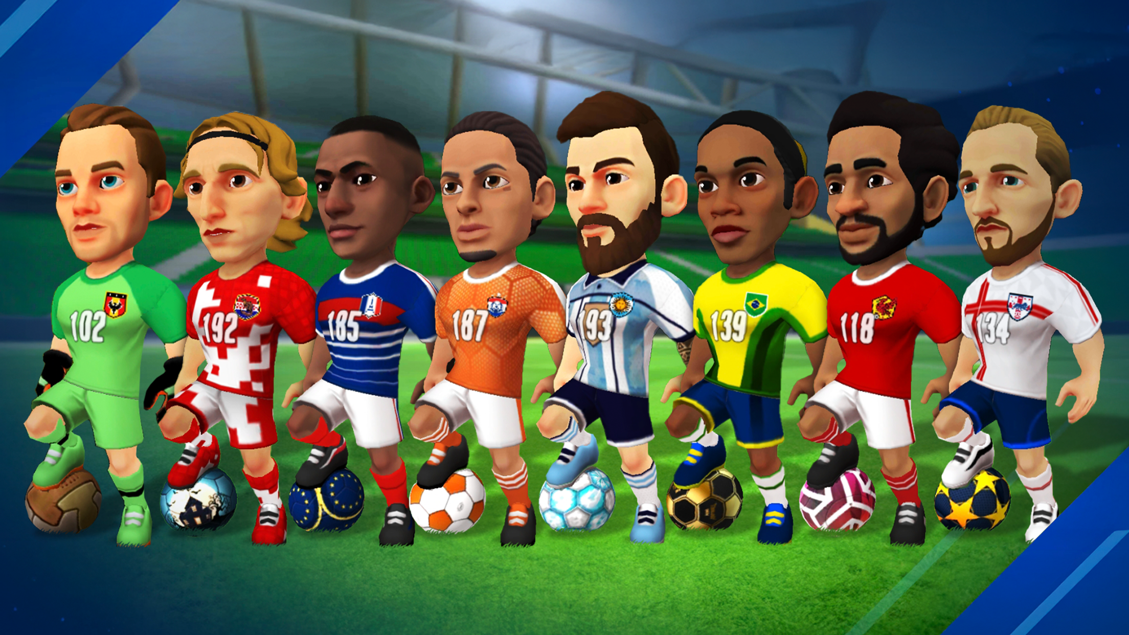 اسکرین شات 5 بازی Mini Football - Soccer game