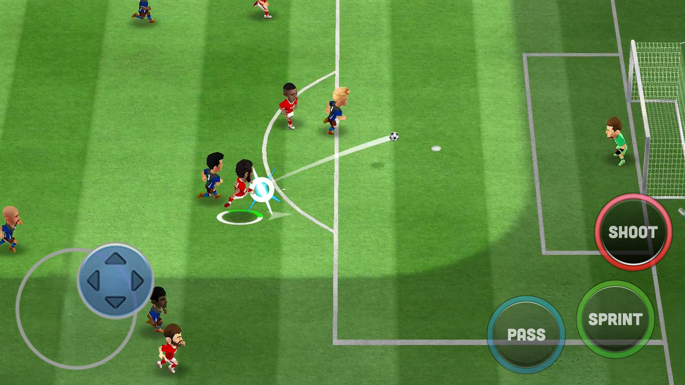اسکرین شات 1 بازی Mini Football - Soccer game