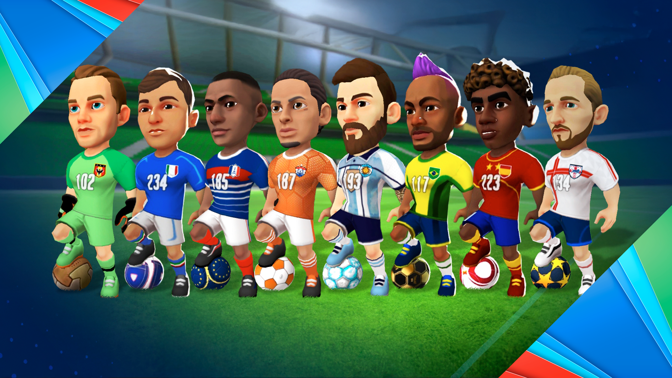 اسکرین شات 2 بازی Mini Football - Soccer games
