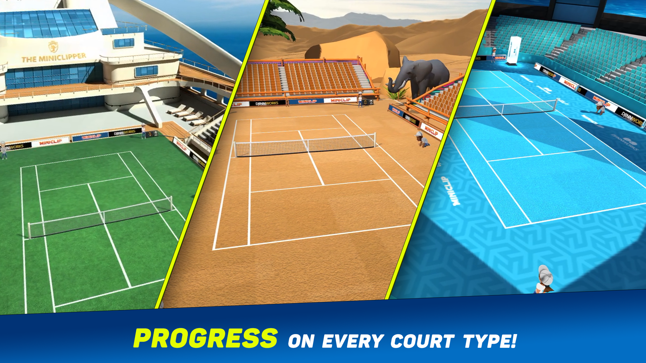 اسکرین شات 6 بازی Mini Tennis: Perfect Smash