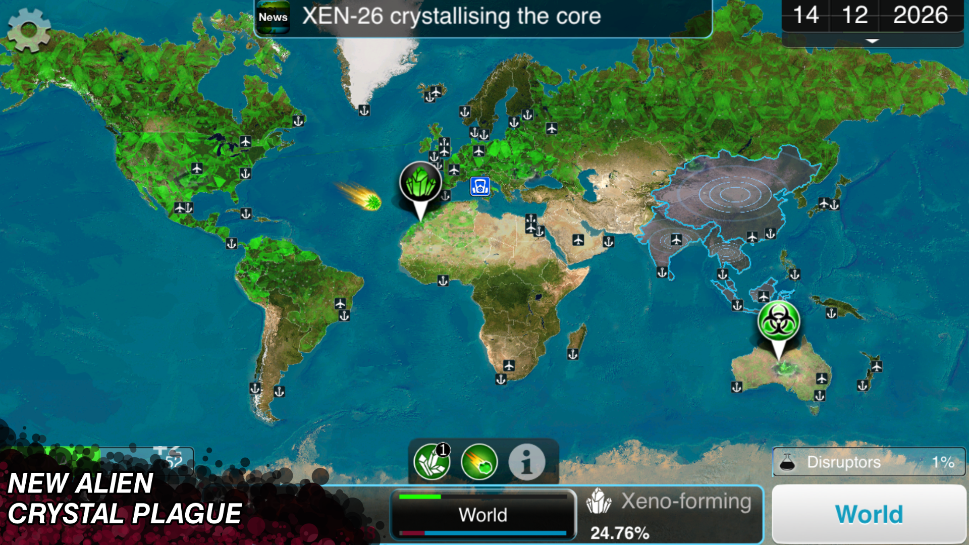 اسکرین شات 3 بازی Plague Inc.