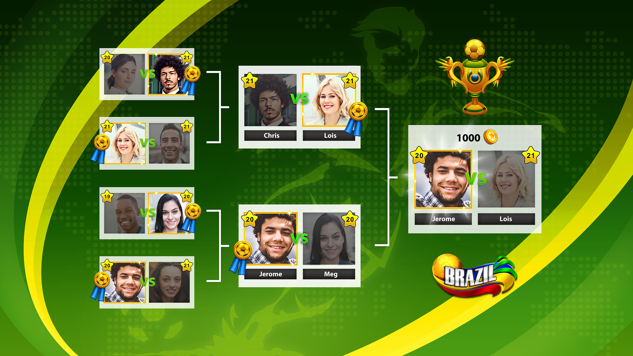 اسکرین شات 4 بازی ستارگان فوتبال (Soccer Stars)