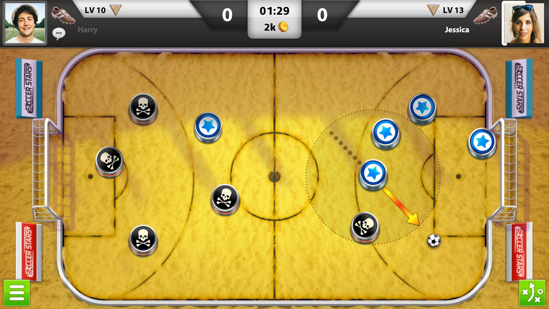 اسکرین شات 6 بازی ستارگان فوتبال (Soccer Stars)