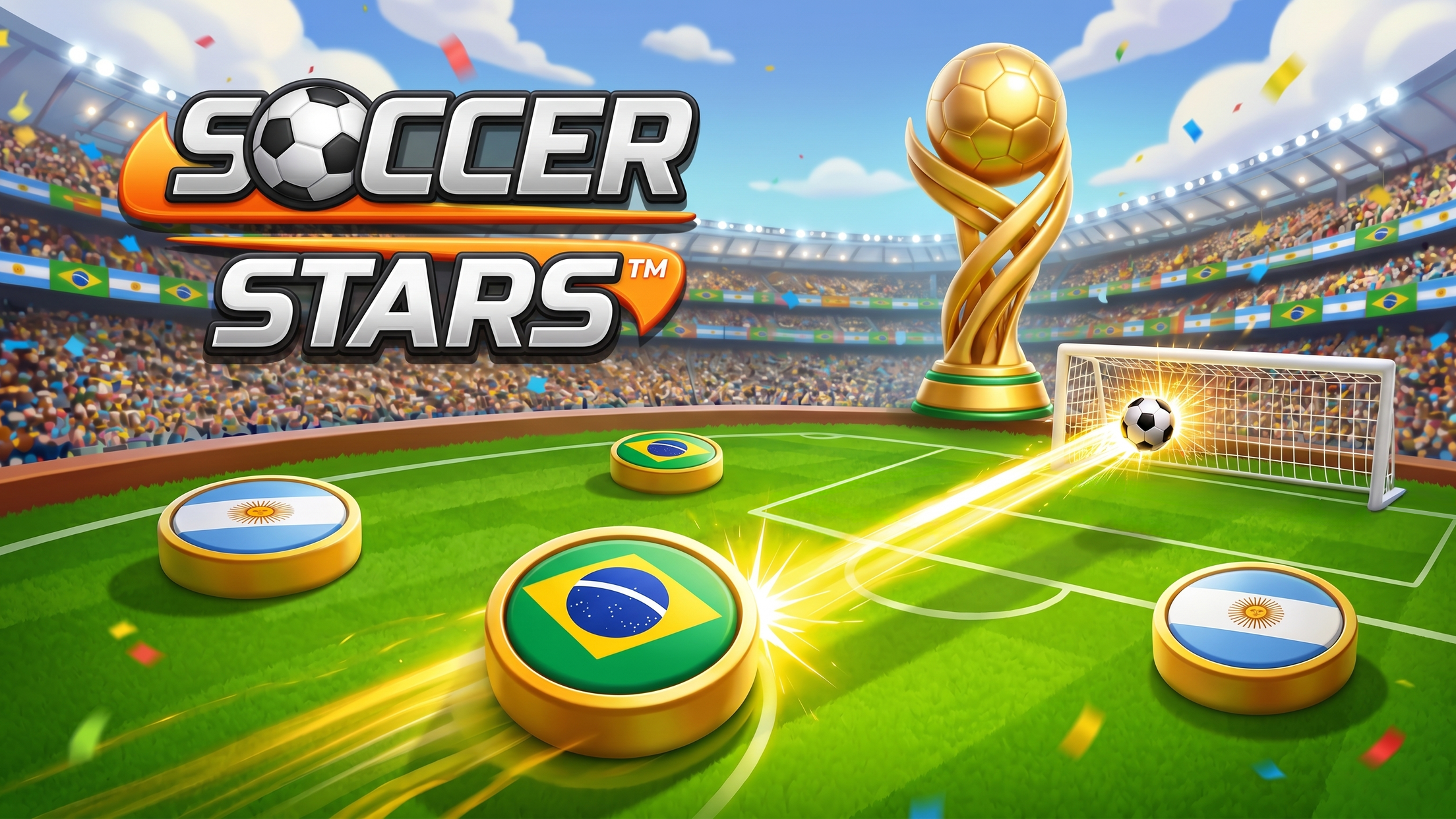 اسکرین شات 1 بازی ستارگان فوتبال (Soccer Stars)