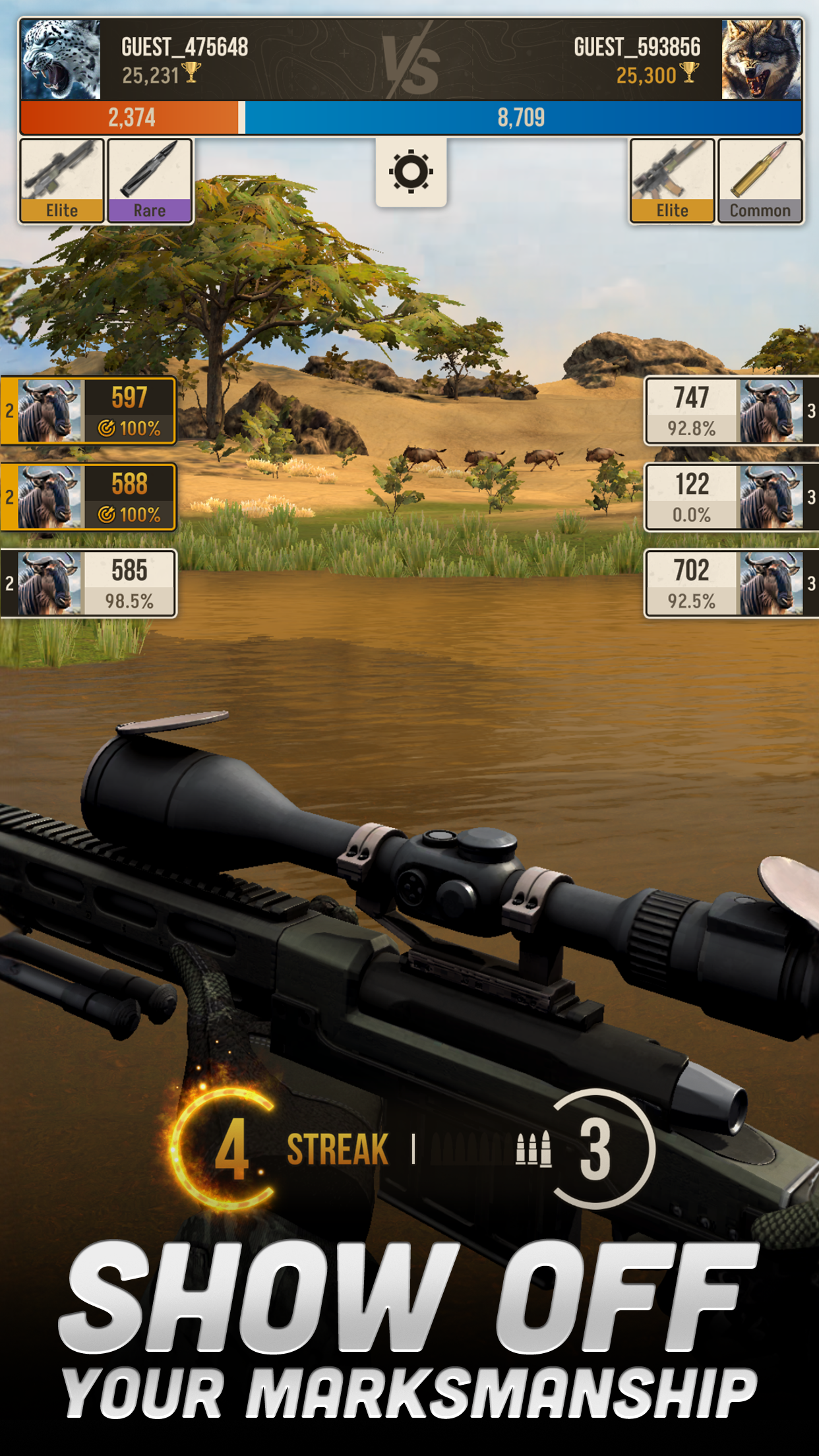 اسکرین شات 3 بازی Hunting Battle: Hunter Game