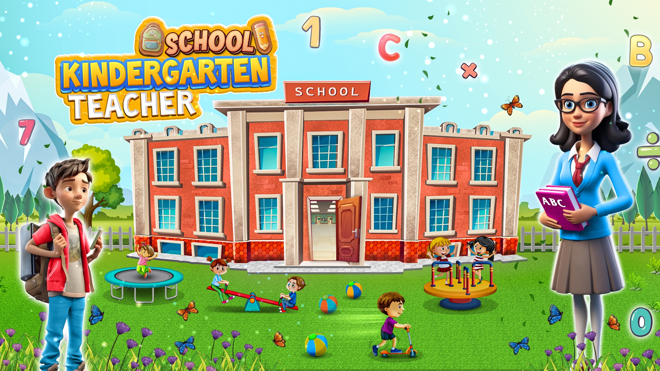 اسکرین شات 1 بازی Kindergarten School Teacher