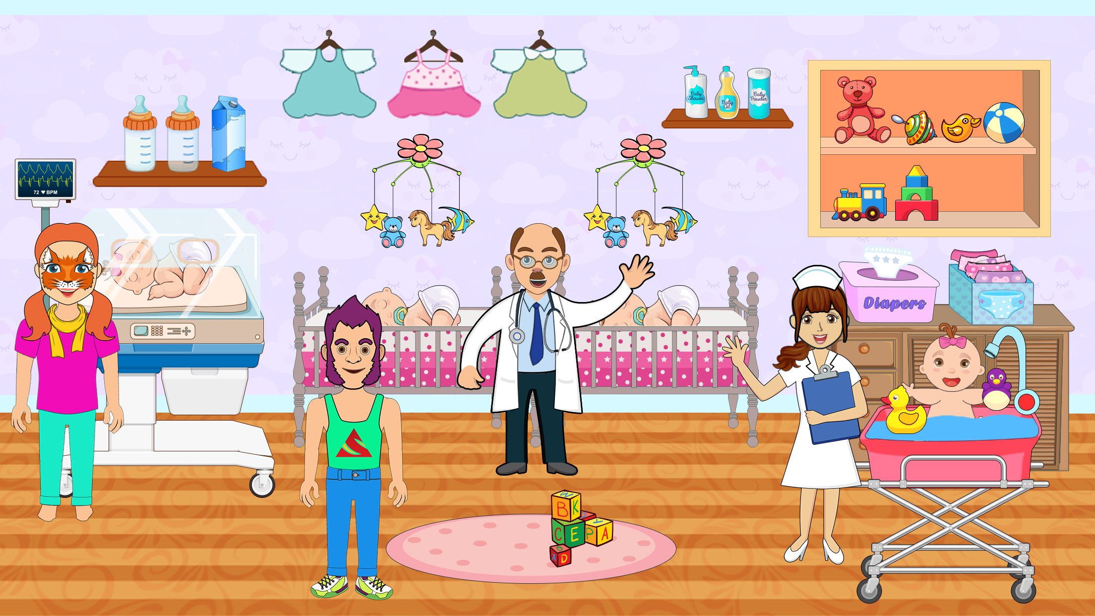 اسکرین شات 2 بازی Pretend Play in Hospital Life