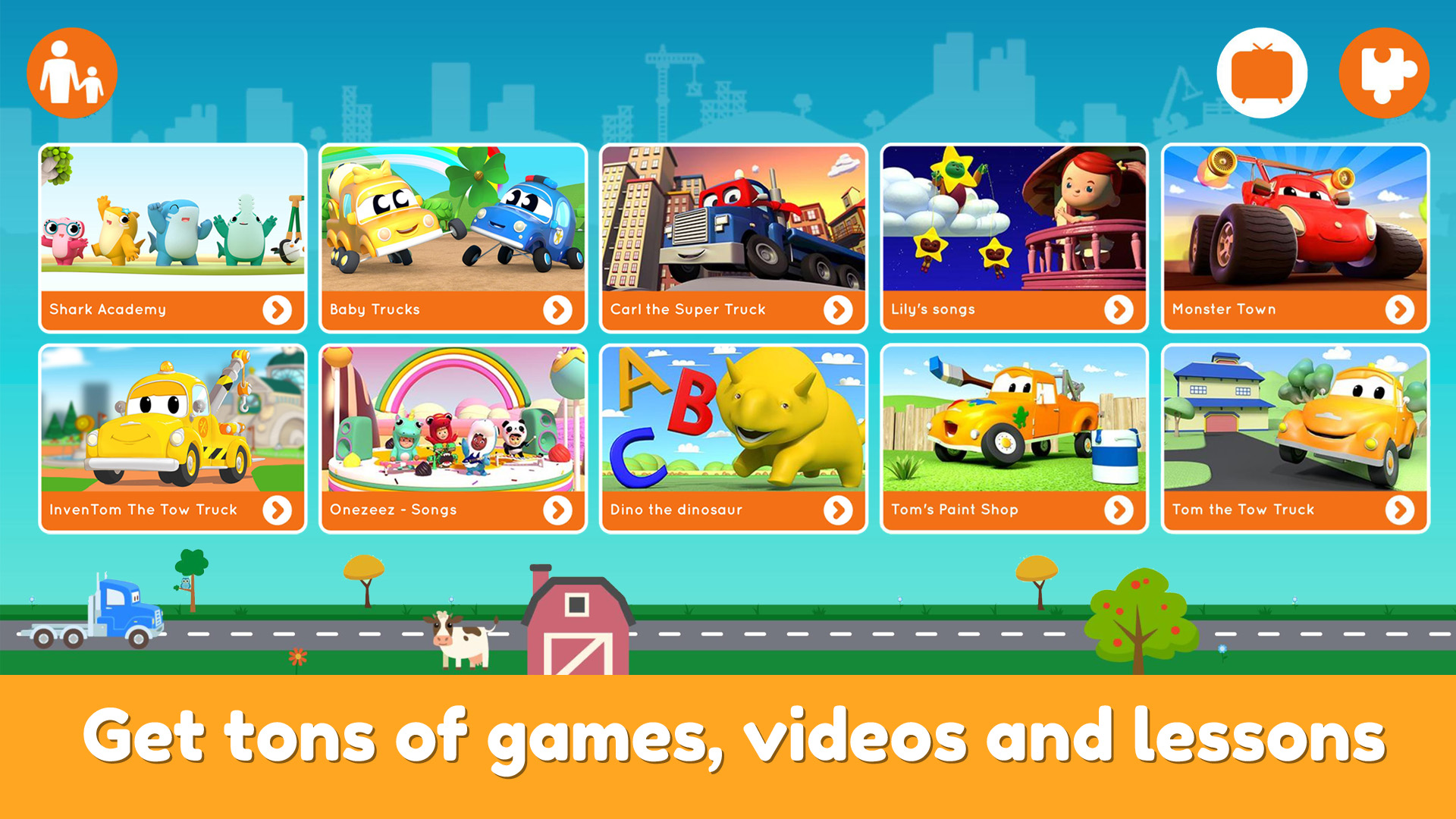 اسکرین شات 4 بازی Car City World: Montessori Fun
