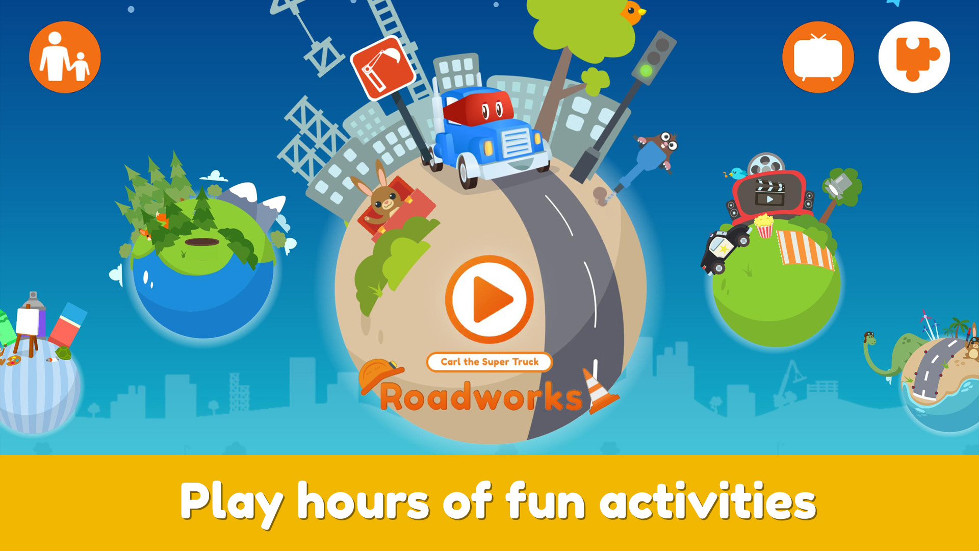 اسکرین شات 1 بازی Car City World: Montessori Fun