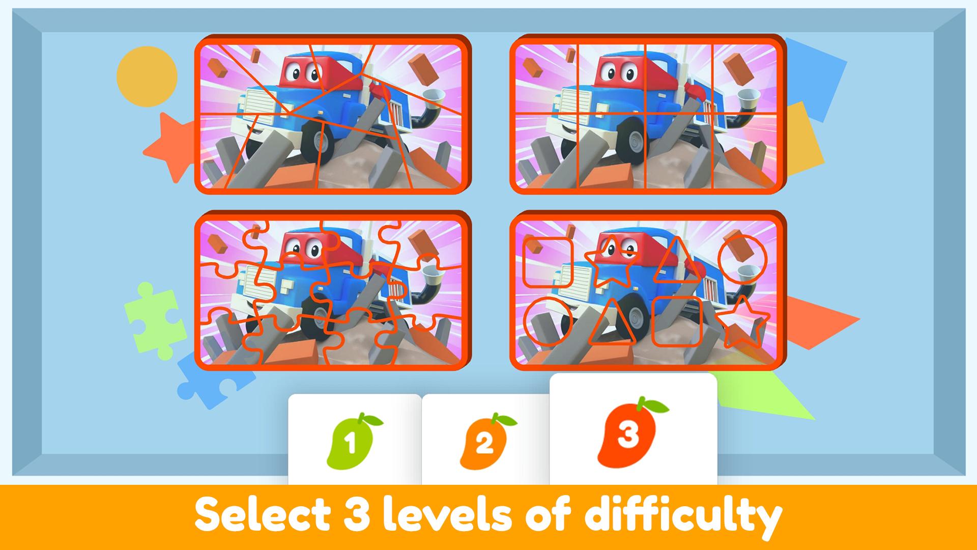 اسکرین شات 5 بازی Car City Puzzle Games - Brain